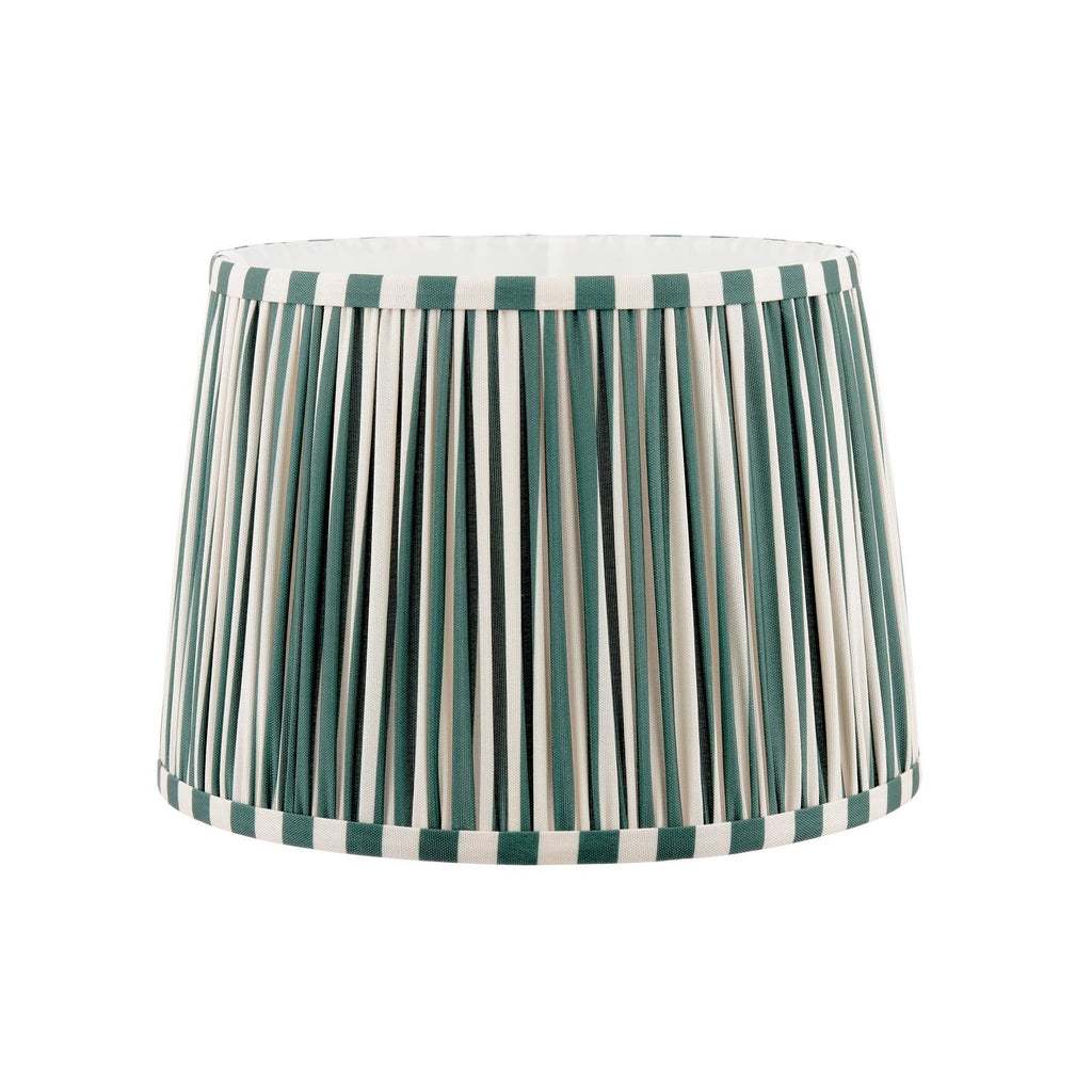Laura Ashley Denwick Green Cotton Tapered Drum Shade 30cm/12 inch LA3753735-Q