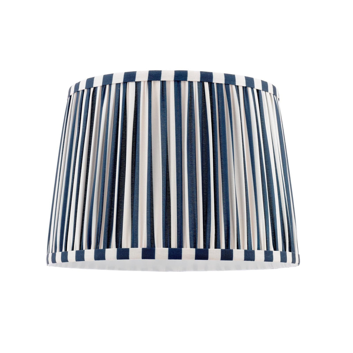 Laura Ashley Denwick Blue Cotton Tapered Drum Shade 30cm/12 inch LA3756736-Q