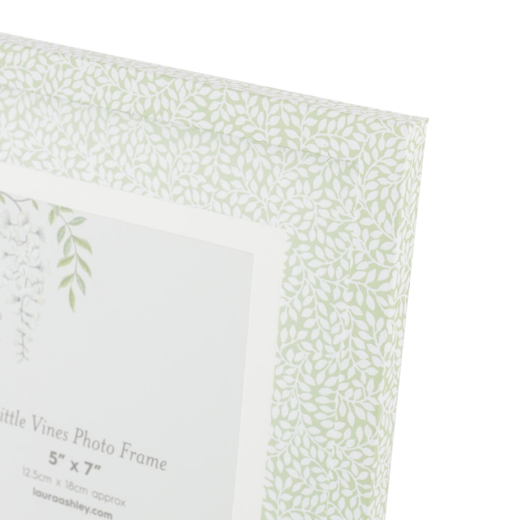 Laura Ashley Little Vines Photo Frame Green 5" x 7" LA3756692-Q