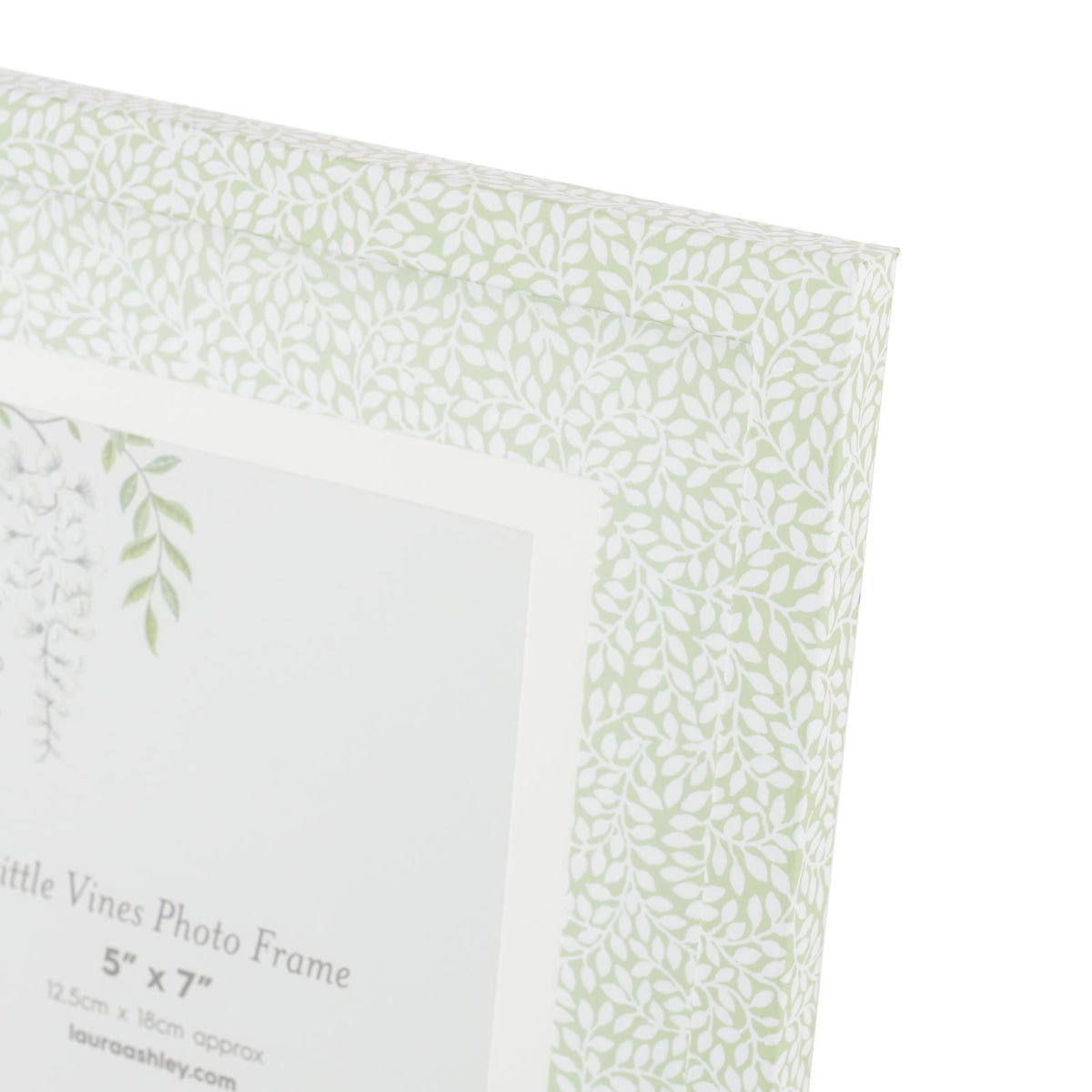 Laura Ashley Little Vines Photo Frame Green 5" x 7" LA3756692-Q