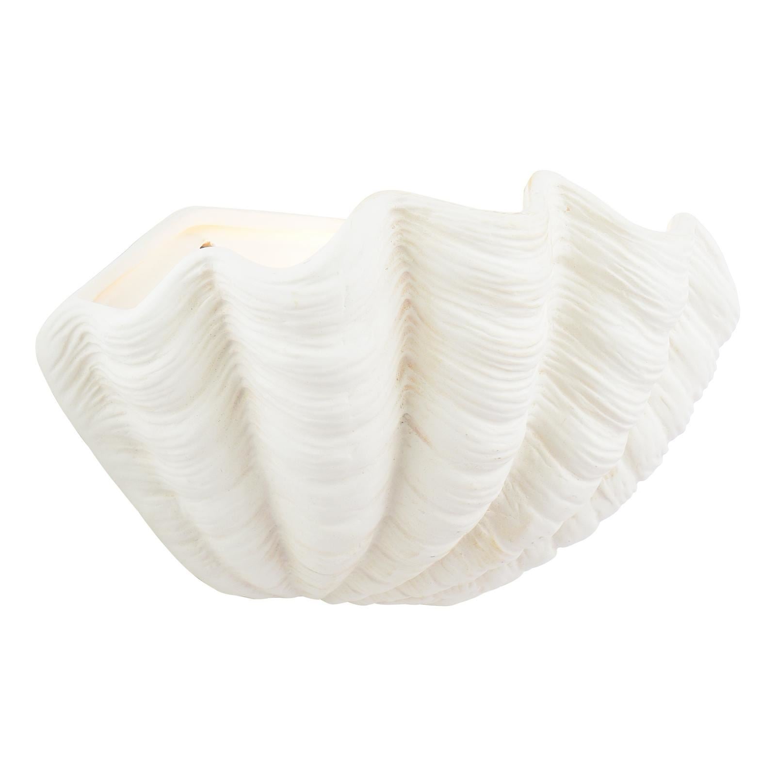 Laura Ashley Shell Wall Washer White Ceramic LA3756703-Q
