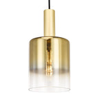 Savannah Pendant Satin Gold and Gold Ombre Glass SAV8635