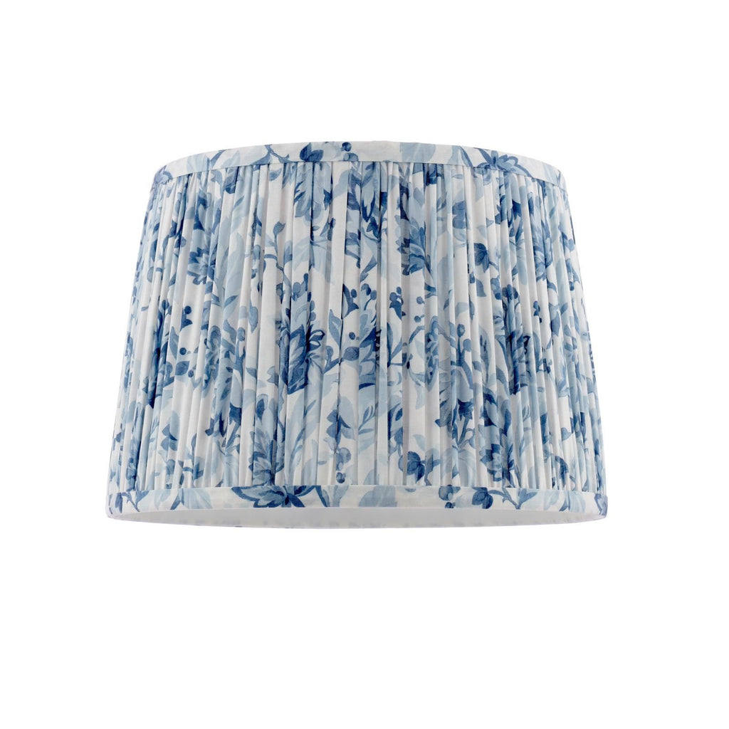 Laura Ashley Adwick Trail Blue Cotton Tapered Drum Shade 30cm/12 inch LA3756741-Q