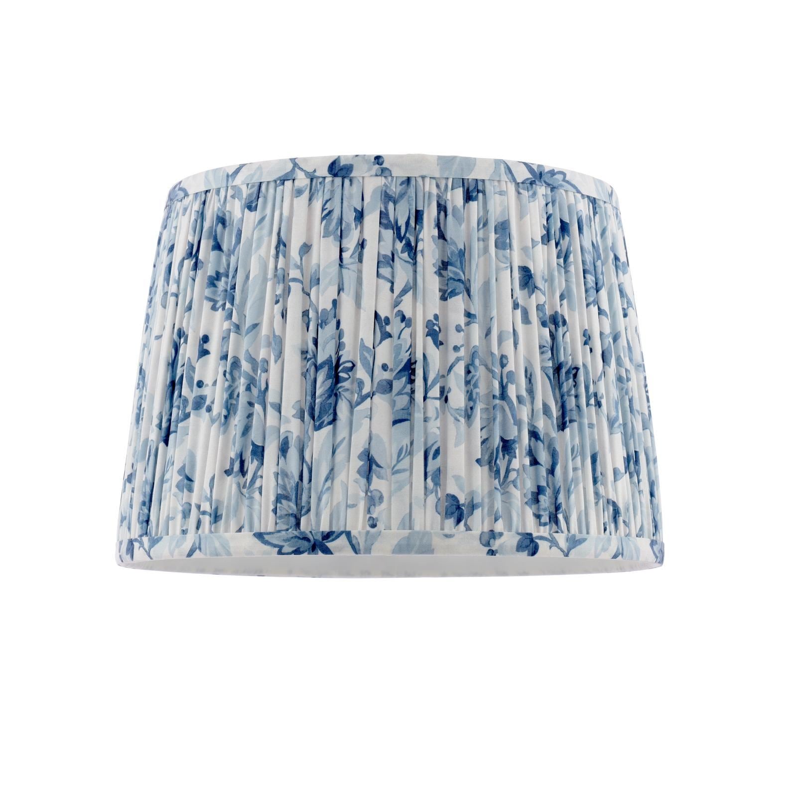Laura Ashley Adwick Trail Blue Cotton Tapered Drum Shade 30cm/12 inch LA3756741-Q
