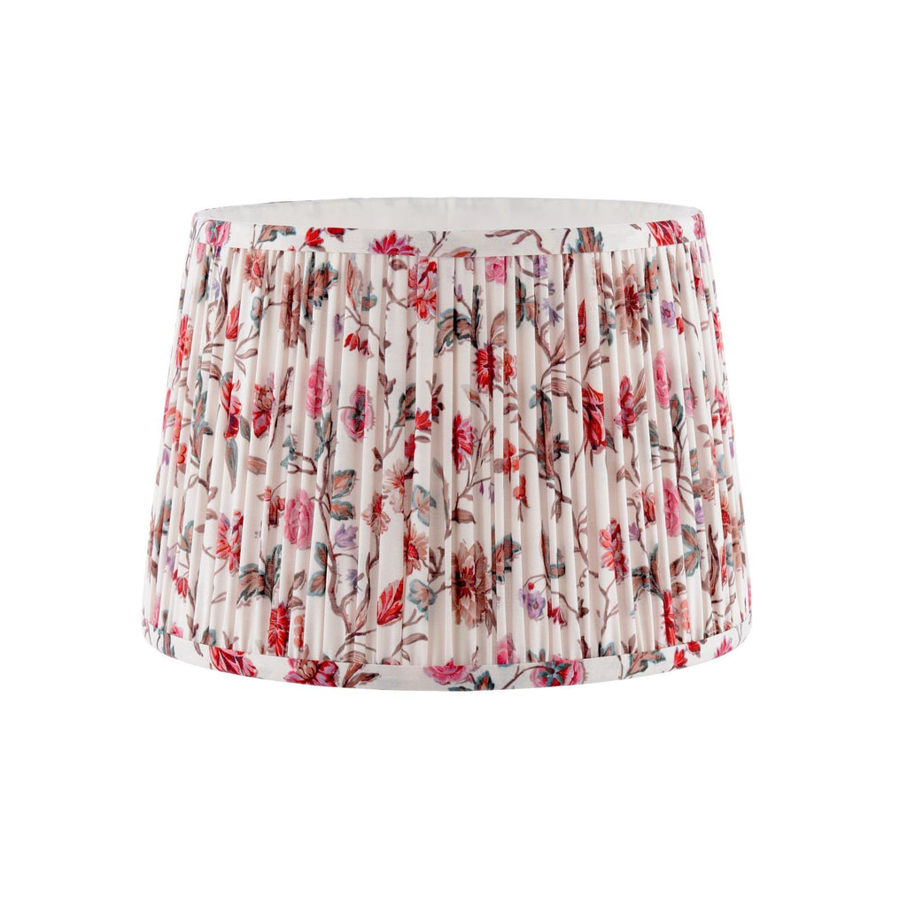 Laura Ashley Lingmell Trail Cream Cotton Tapered Drum Shade 30cm/12 inch LA3756740-Q