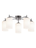 CO9315/727 Decima 5 Light Semi Flush Ceiling Light