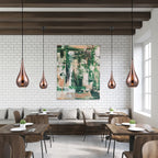 Droplet Modern Ceiling Pendant Light With Copper Glass PCH189