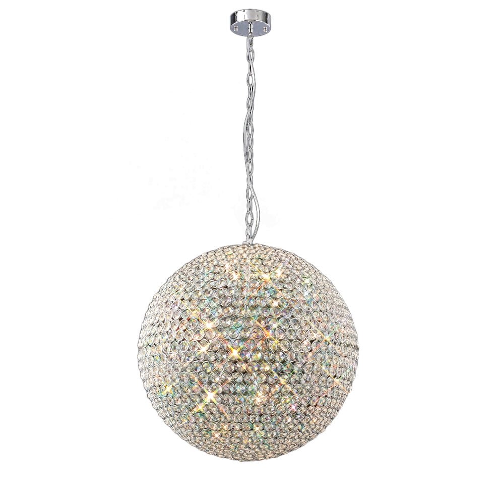 IL30195 Ava 9 Light Crystal Ceiling Pendant