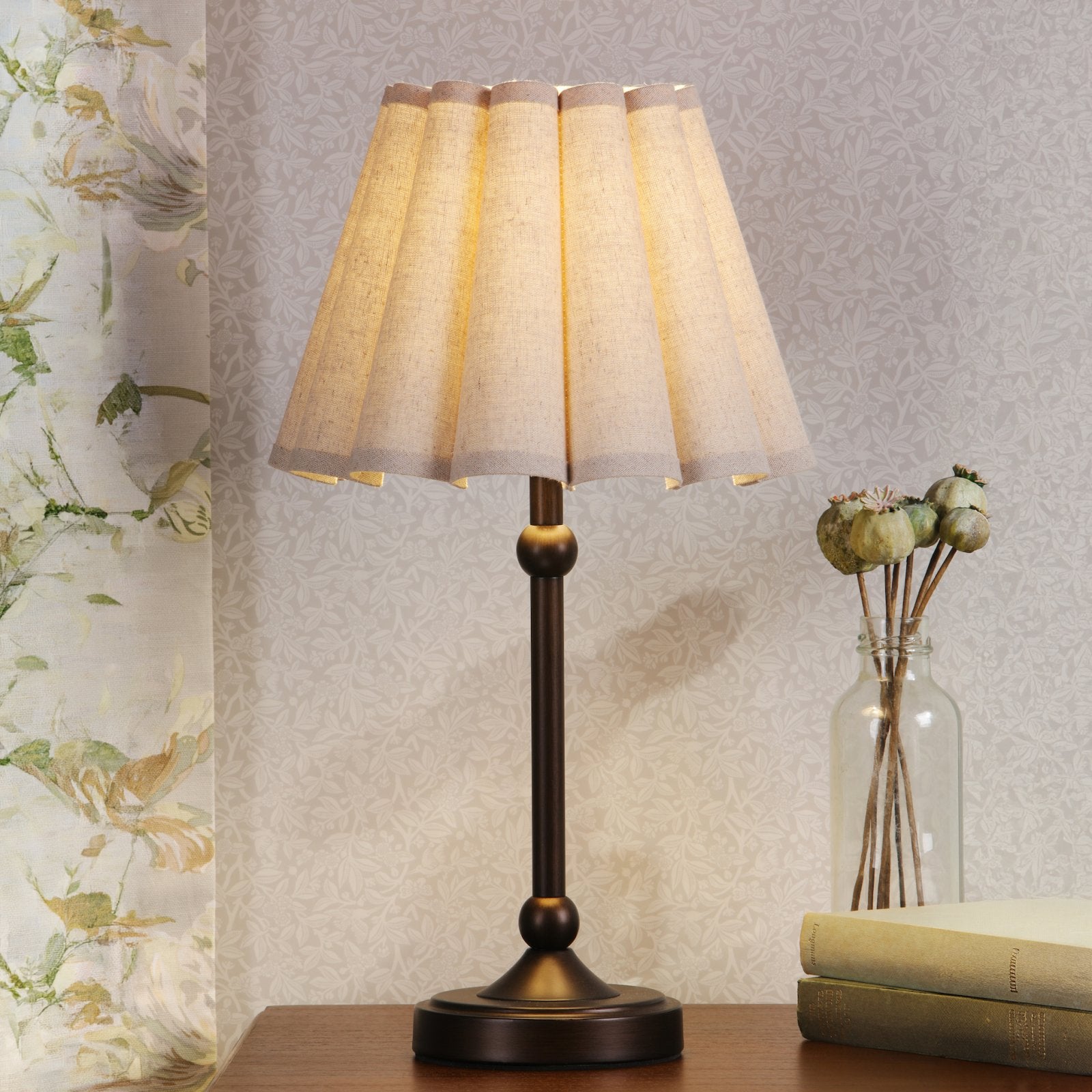 Laura Ashley Holwell Table Lamp Antique Bronze With Shade LA3756644-Q