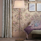 Laura Ashley Bartley Floor Lamp Antique Brass With Shade LA3756684-Q