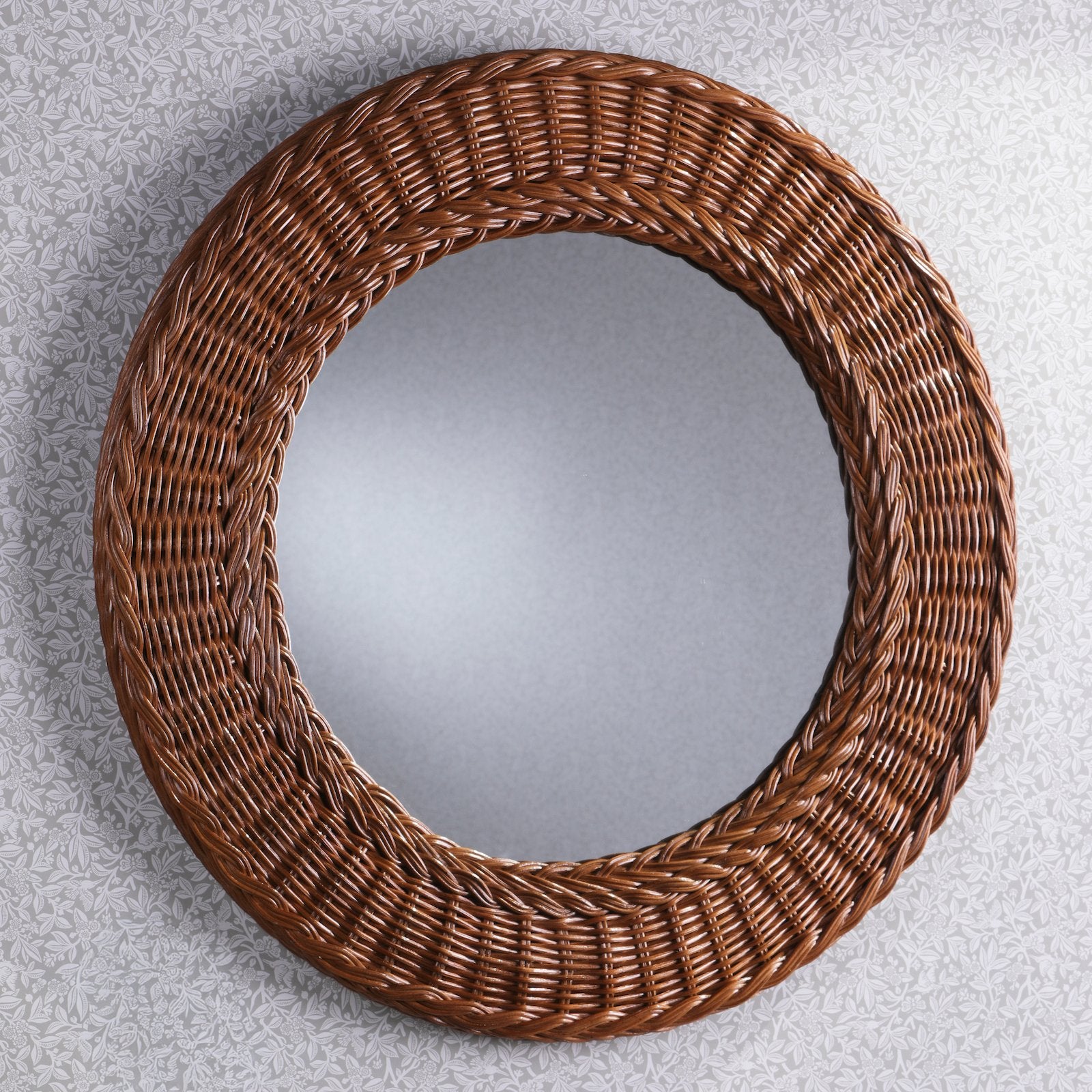 Laura Ashley Cait Mirror Natural Rattan 60cm LA3756691-Q