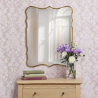 Laura Ashley Medora Mirror Matt Gold 64.5 X 49.5cm LA3756772-Q