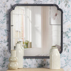 Laura Ashley Martham Mirror Smoked Blue 65 X 65cm LA3756773-Q