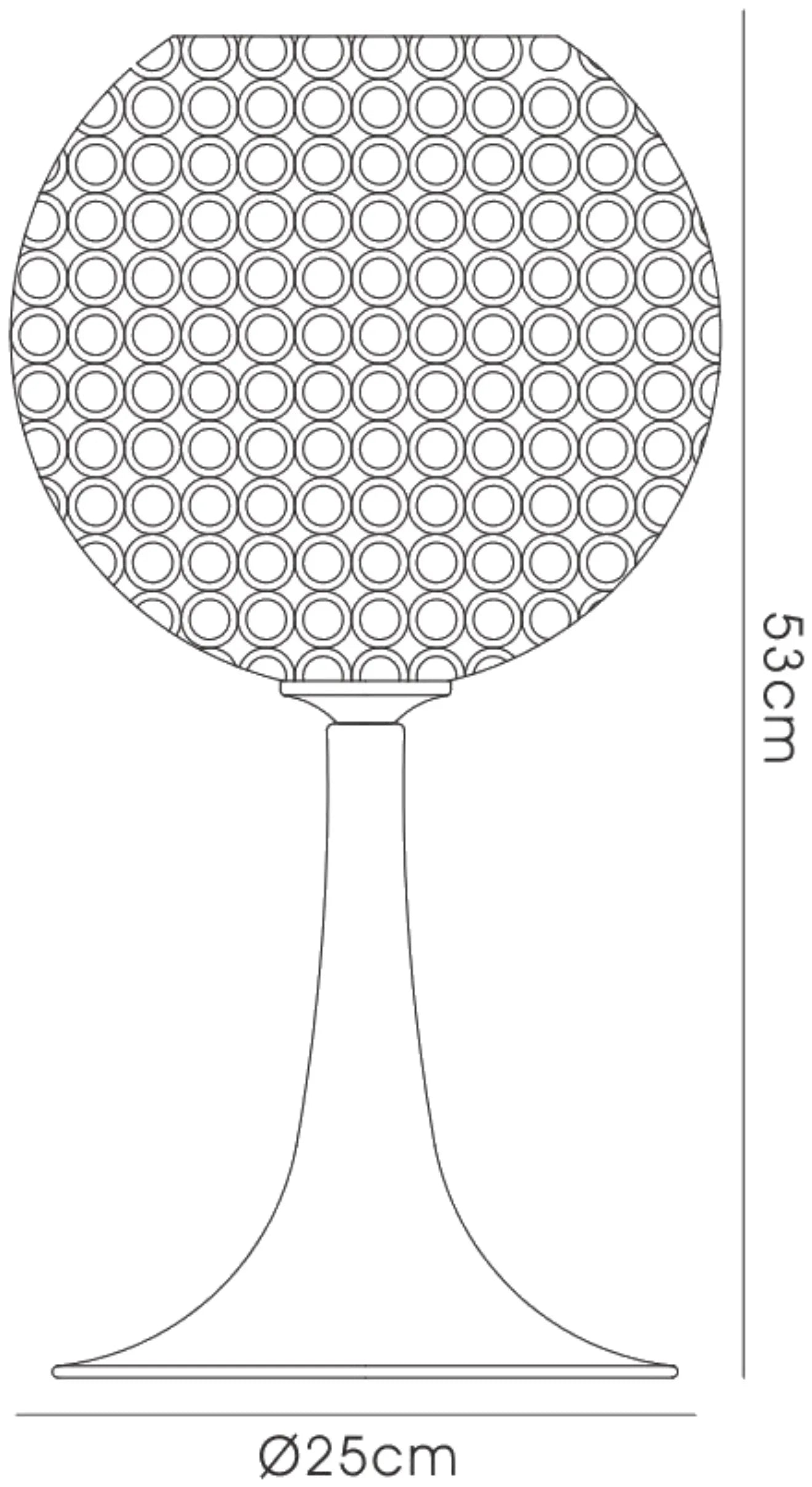 IL30194 Ava 3 Light Chrome And Crystal Table Lamp