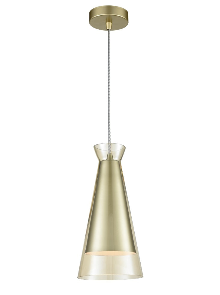 LED Ceiling Pendant Light In Gold Finish PCH164