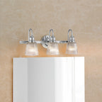 Addison 3 Light Wall Light In Polished Chrome Finish IP44 QN-ADDISON3-BATH