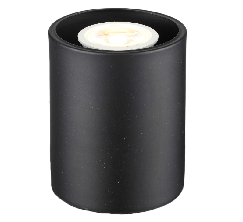 Modern Black LED Uplighter Table, Floor Lamp Uplighter with Inline Switch