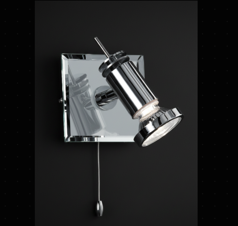 SPOT8811 Bathroom Chrome Wall Light, IP20