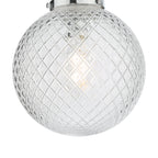 Dar Wayne Semi Flush Ceiling Light In Polished Chrome Finish WAY0150