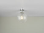 Dar Wayne Semi Flush Ceiling Light In Polished Chrome Finish WAY0150