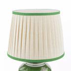 Laura Ashley Colwich Table Lamp Green Ceramic and Antique Brass With Shade LA3756733-Q