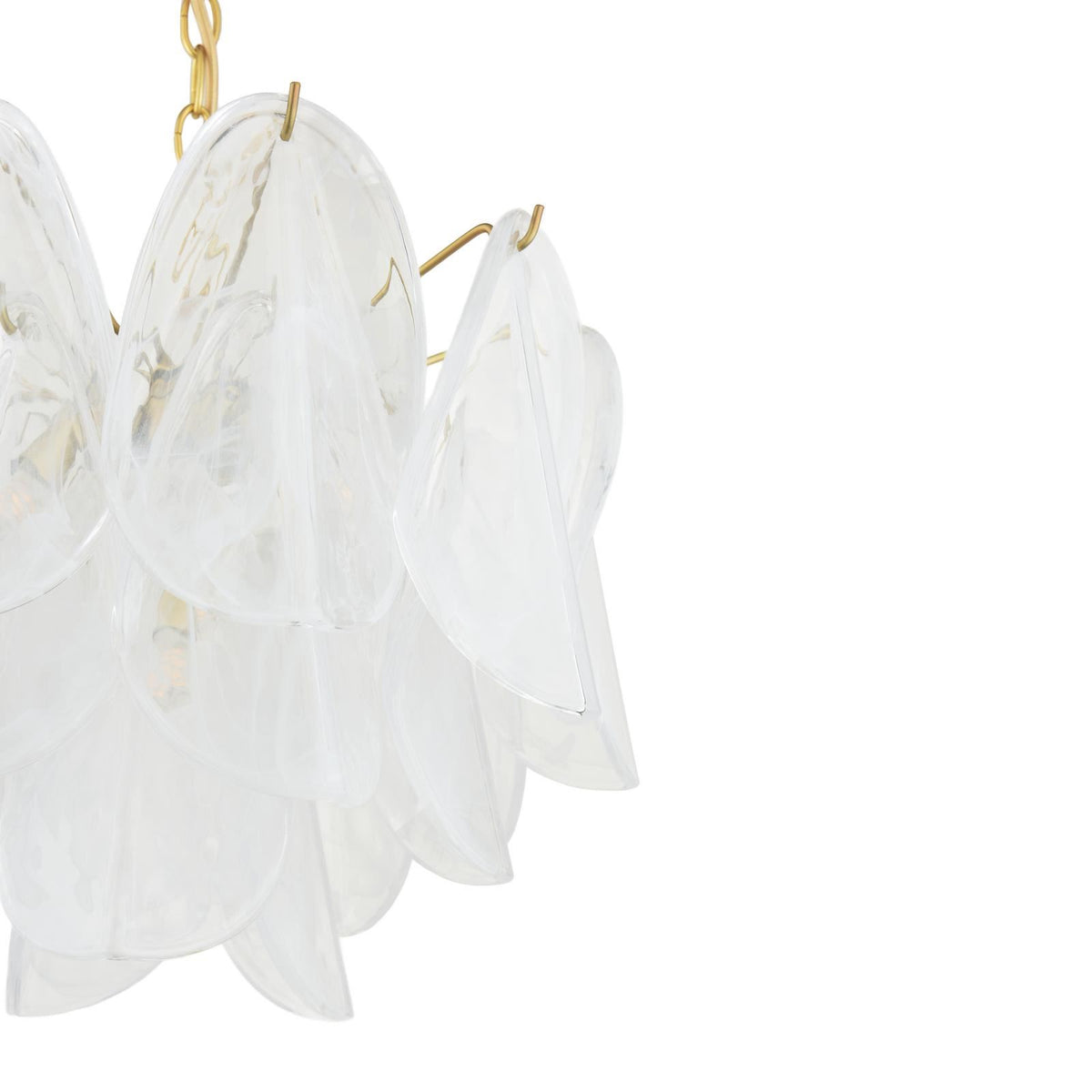 Laura Ashley Stannington 4 Light Pendant Matt Antique Brass and White Glass LA3756708-Q