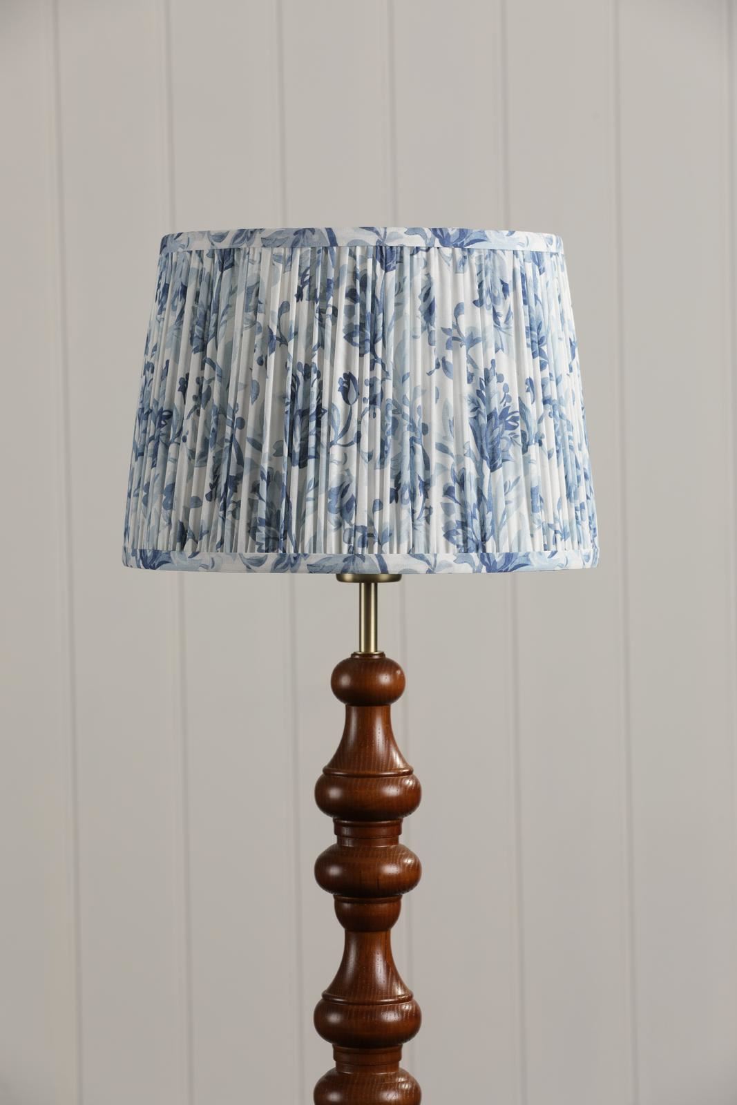 Laura Ashley Adwick Trail Blue Cotton Tapered Drum Shade 30cm/12 inch LA3756741-Q