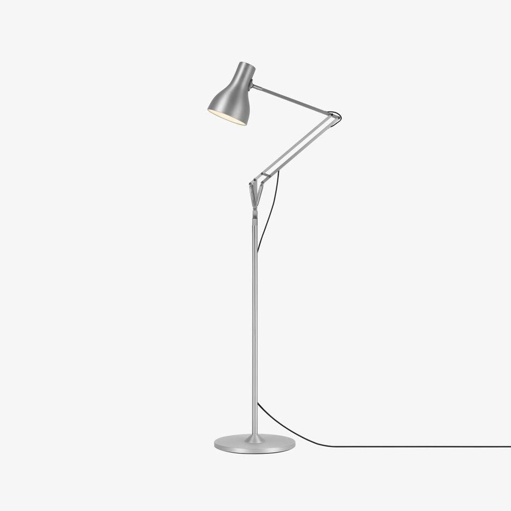 32690 Type 75 Floor Light In Silver Lustre