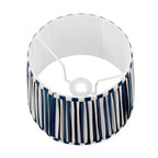 Laura Ashley Denwick Blue Cotton Tapered Drum Shade 30cm/12 inch LA3756736-Q
