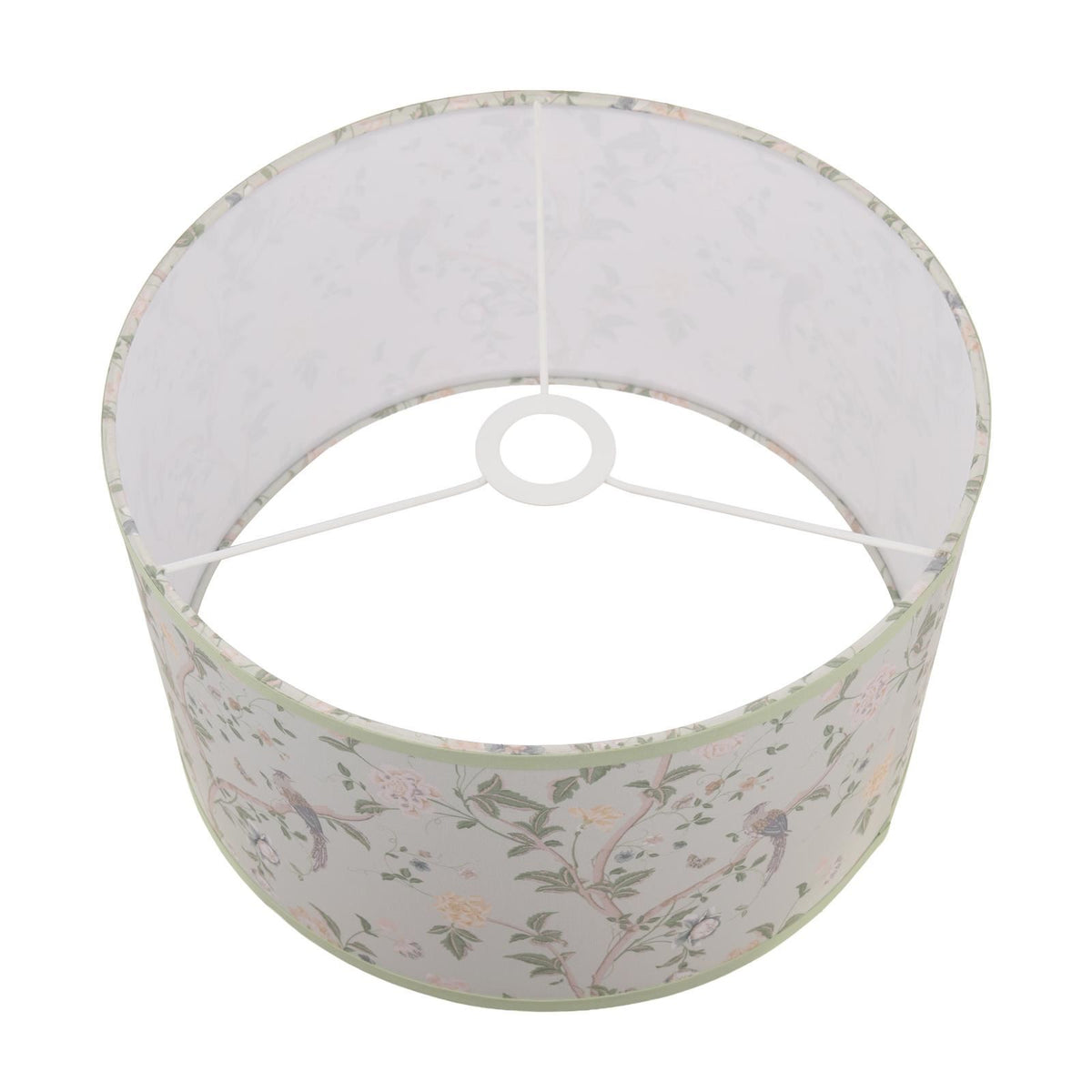 Laura Ashley Summer Palace Eau De Nil Green Cotton Drum Shade 38cm LA3756681-Q