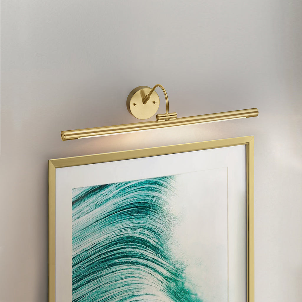 Alton Classic Large LED Picture Light In Brushed Brass Finish ALTON-PL-L-BB