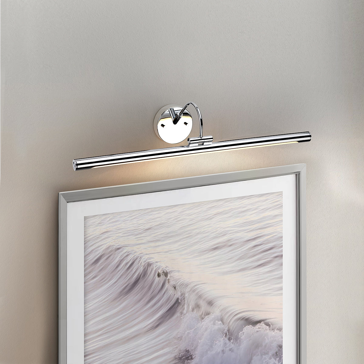 Alton Classic Large LED Picture Light In Polished Chrome Finish ALTON-PL-L-PC