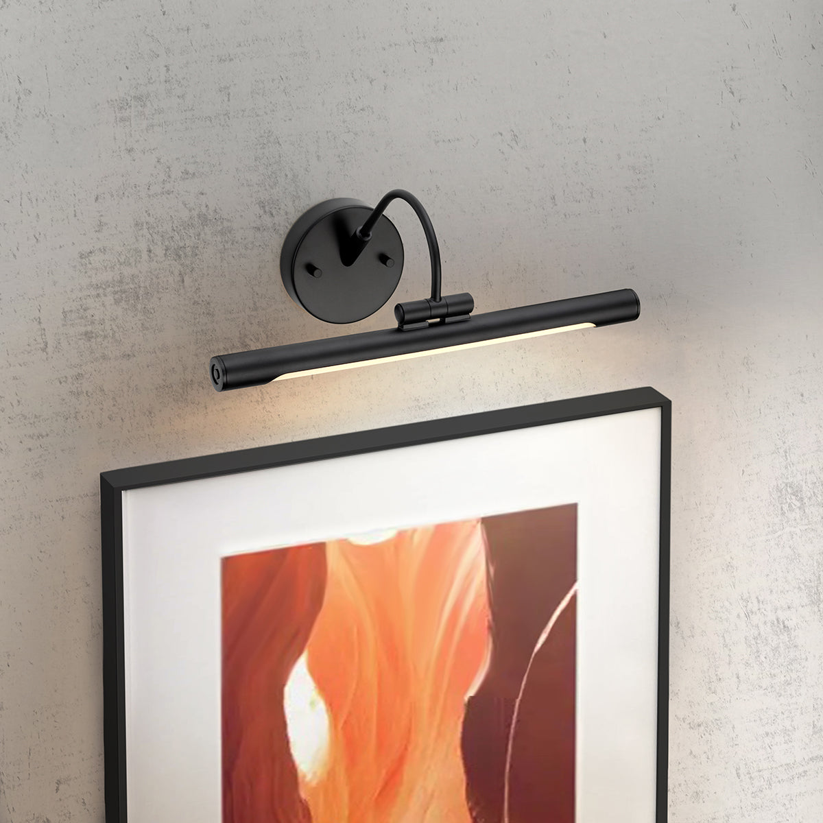 Alton Classic Small LED Picture Light In Black Finish ALTON-PL-S-BLK