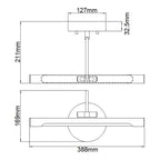 Alton Classic Small LED Picture Light In Polished Chrome Finish ALTON-PL/S PC