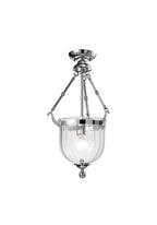 IL31071 Aubrey 1 Light Polished Chrome Ceiling Pendant