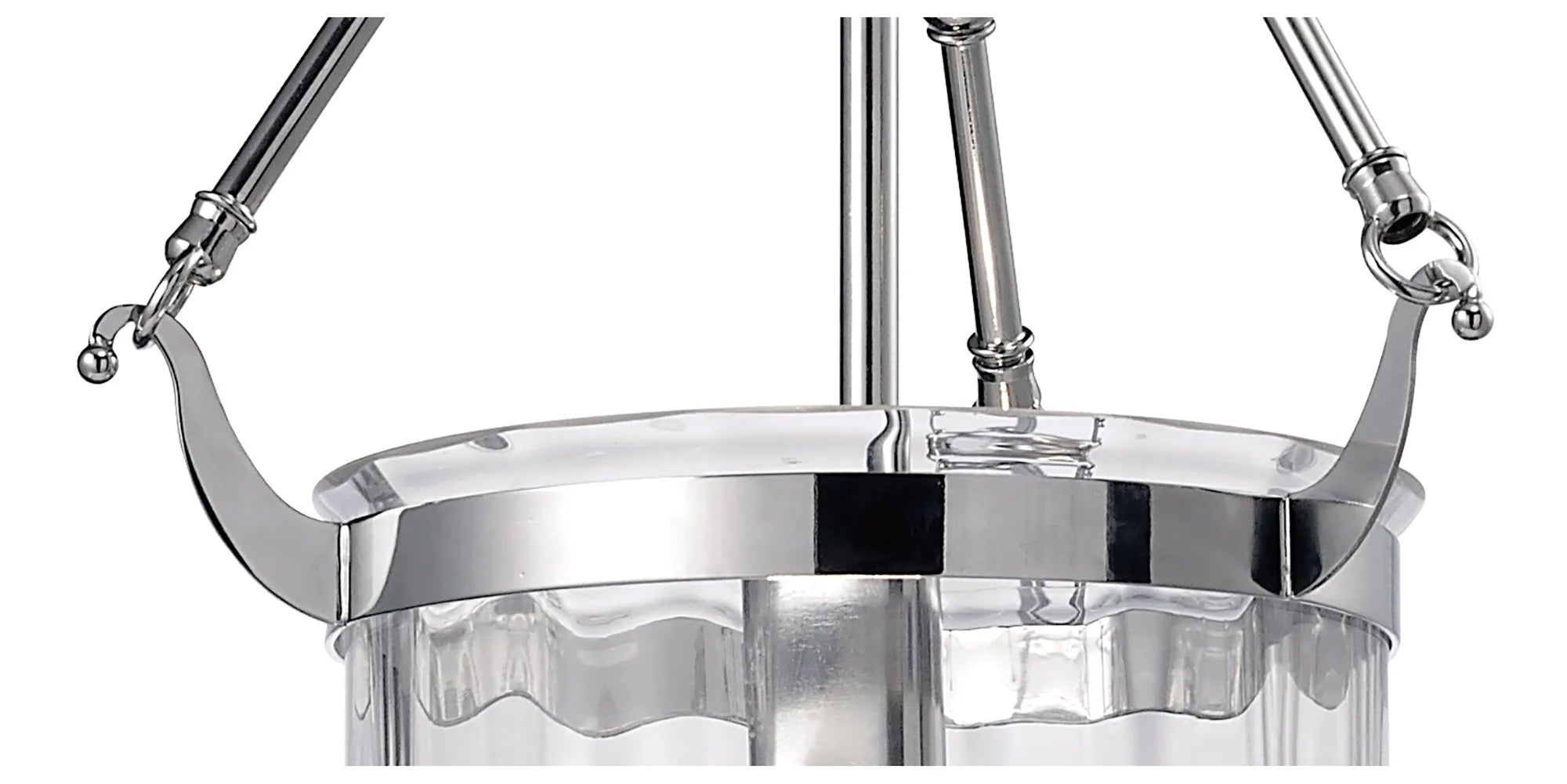 IL31071 Aubrey 1 Light Polished Chrome Ceiling Pendant