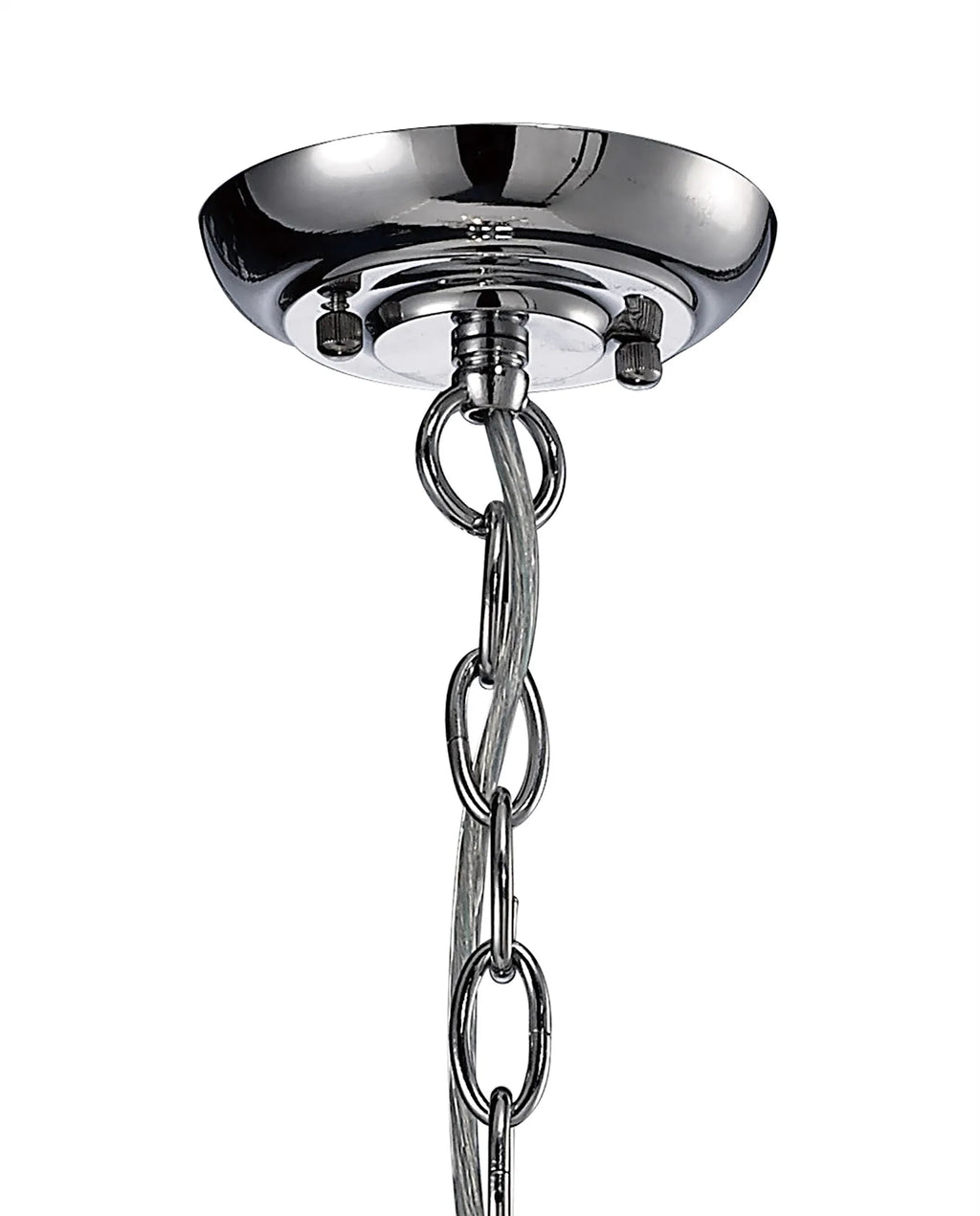 IL31071 Aubrey 1 Light Polished Chrome Ceiling Pendant