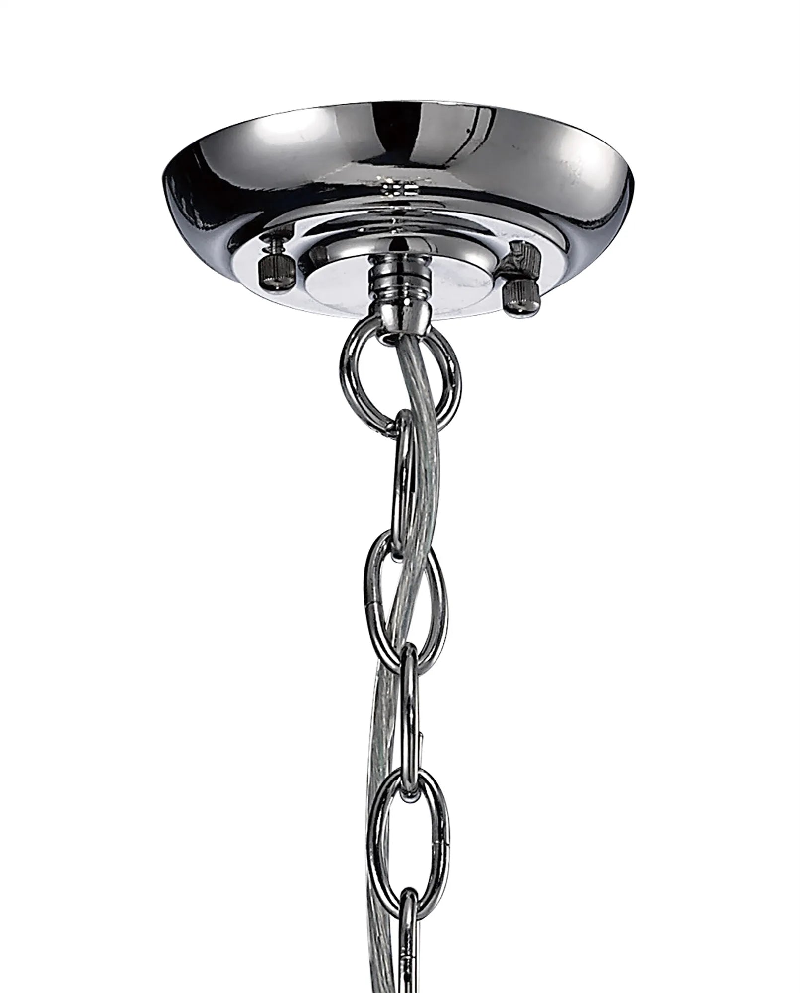 IL31071 Aubrey 1 Light Polished Chrome Ceiling Pendant