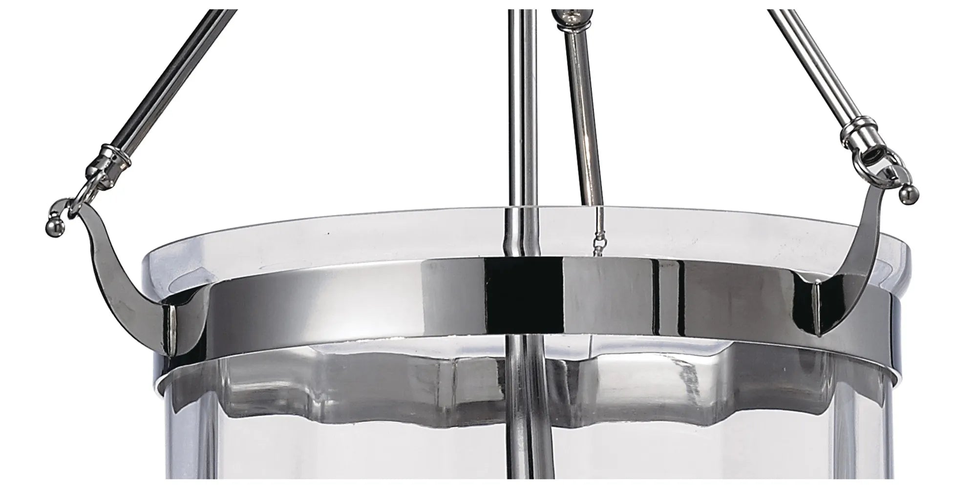 IL31073 Aubrey 4 Light Polished Chrome Ceiling Pendant