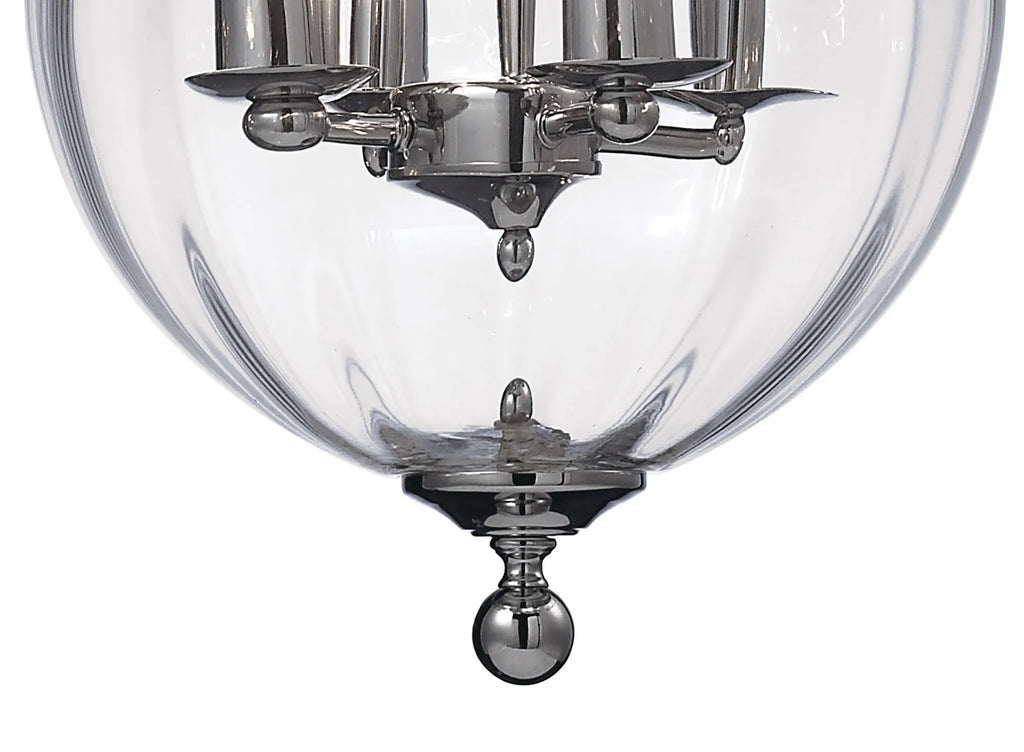IL31073 Aubrey 4 Light Polished Chrome Ceiling Pendant