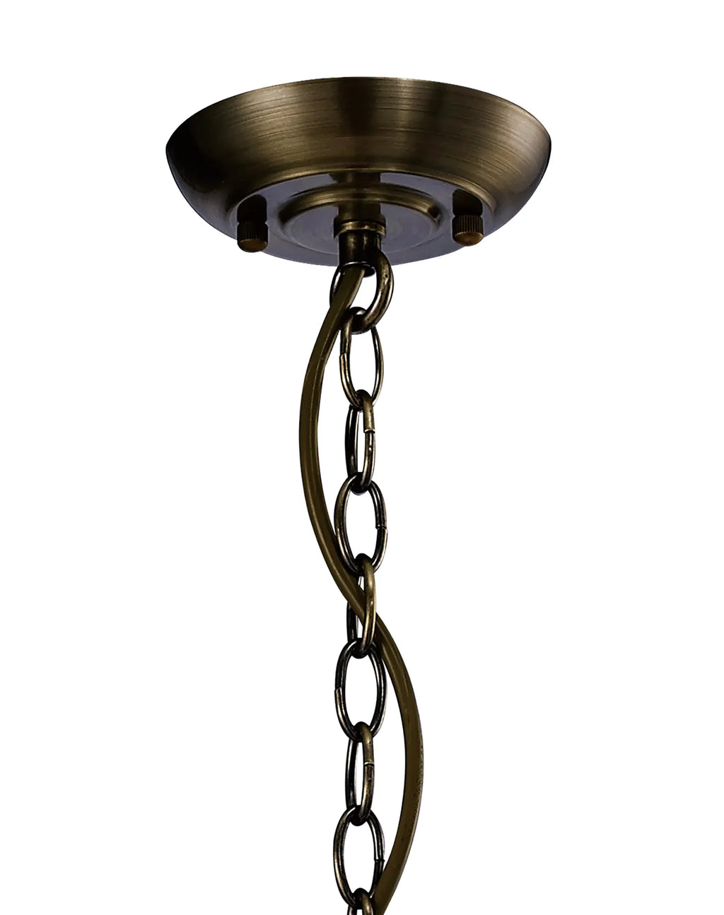 IL31075 Aubrey 1 Light Antique Brass Ceiling Pendant