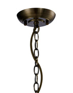 IL31075 Aubrey 1 Light Antique Brass Ceiling Pendant