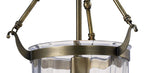IL31075 Aubrey 1 Light Antique Brass Ceiling Pendant