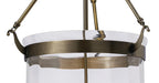 IL31077 Aubrey 4 Light Antique Brass Ceiling Pendant
