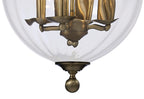 IL31077 Aubrey 4 Light Antique Brass Ceiling Pendant