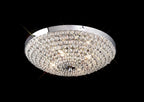 IL30187 Ava 4 Light Flush Crystal Ceiling Light
