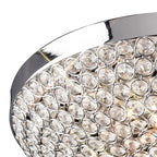IL30187 Ava 4 Light Flush Crystal Ceiling Light