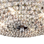 IL30187 Ava 4 Light Flush Crystal Ceiling Light