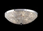 IL30188 Ava 6 Light Flush Crystal Ceiling Light