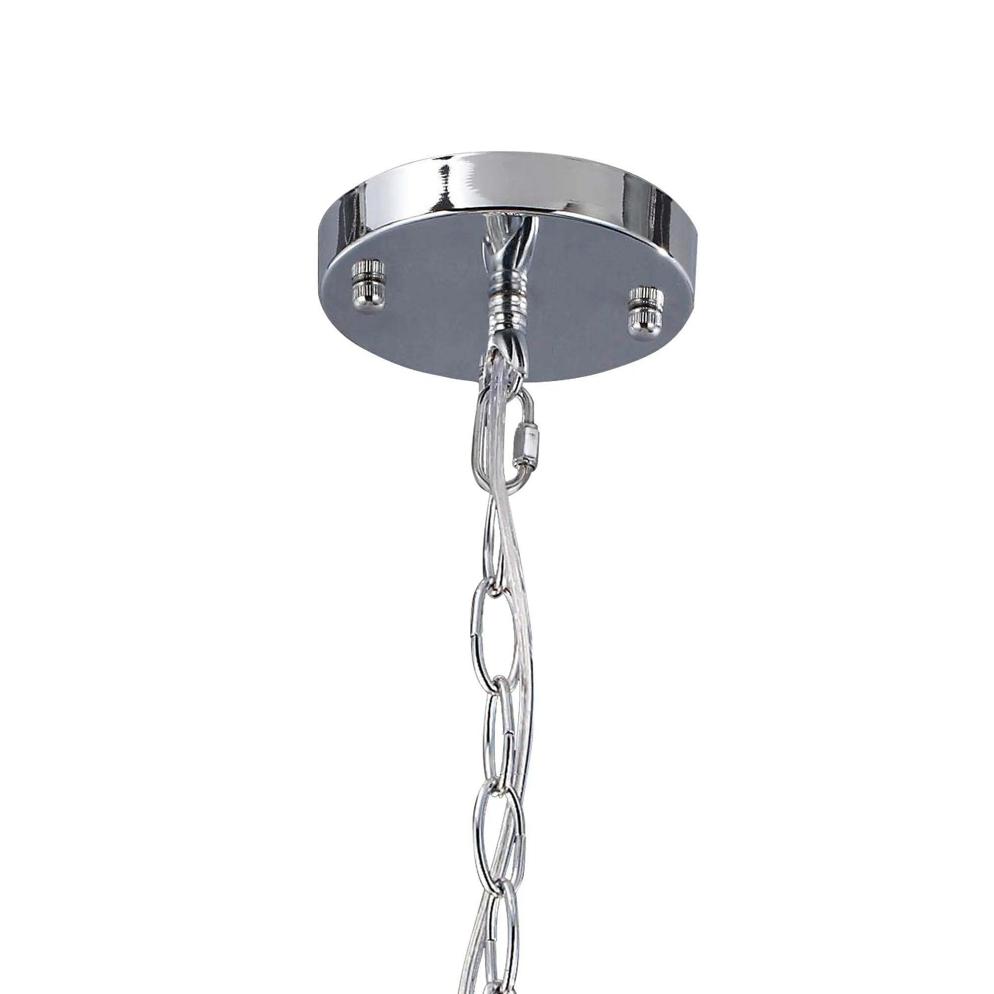 IL30190 Ava 3 Light Chrome And Crystal Ceiling Pendant